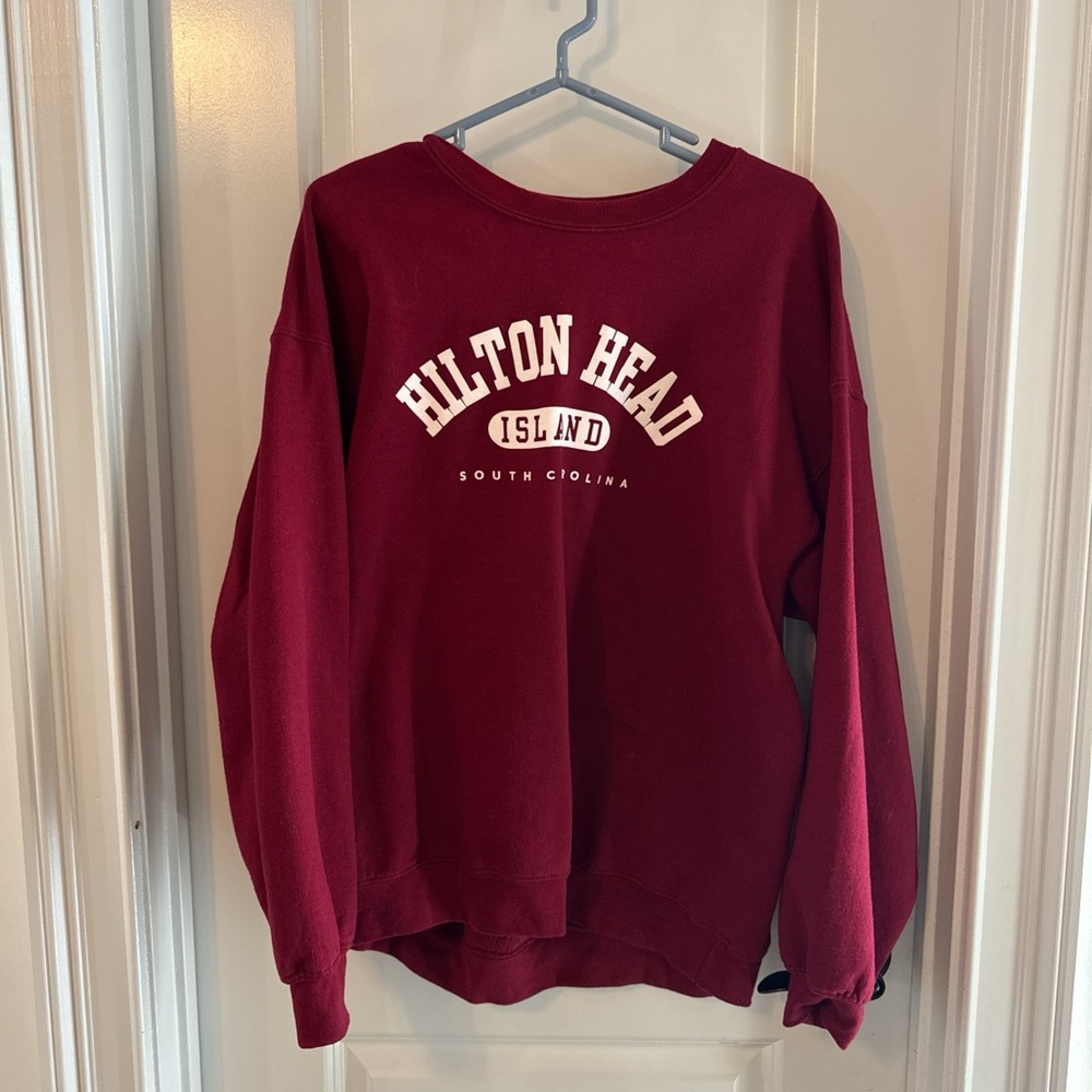Hilton Head Island Maroon Sweatshirt